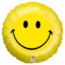 Foil Helium Balloon - Smiley